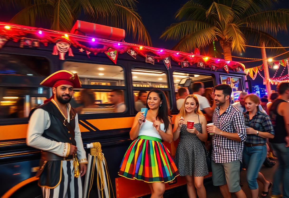 How to Plan the Perfect Gasparilla Itinerary with a Party Bus